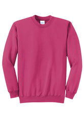 Port & Company® Adult Core Fleece Crewneck Sweatshirt - Sangria